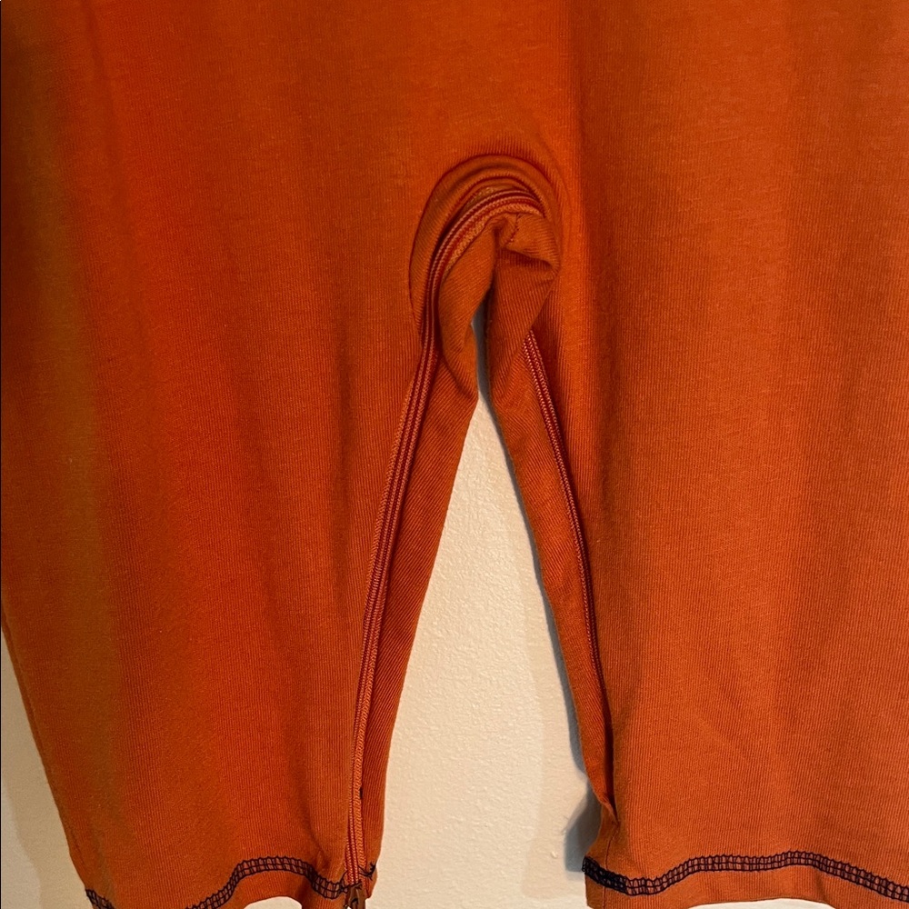 Vintage Giant Hot Dog Kids Romper - Orange and Black HERCULES - Picture 8 of 8
